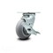 Service Caster 5 Inch Thermoplastic Rubber Swivel Caster with Roller Bearing and Brake SCC SCC-30CS520-TPRRD-TLB - alternate 1
